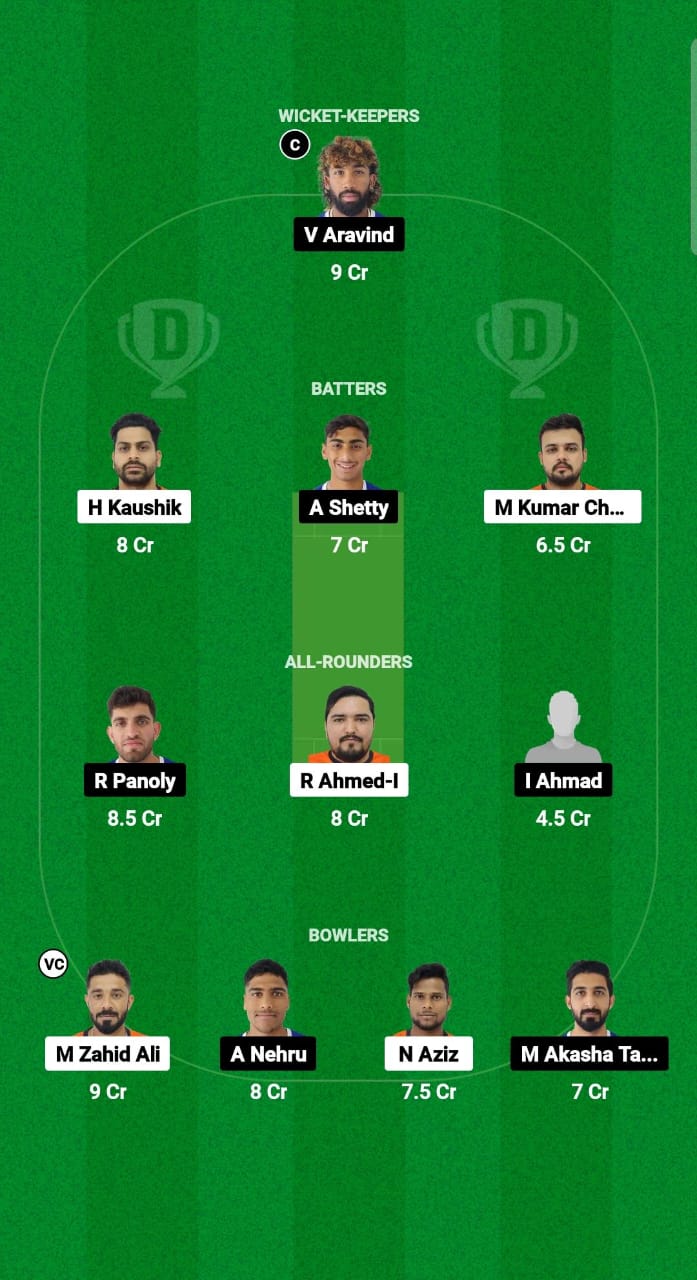 FUJ vs DUB Dream11 Fantasy Cricket Prediction Tips Dream11 Team UAE D10 2024 