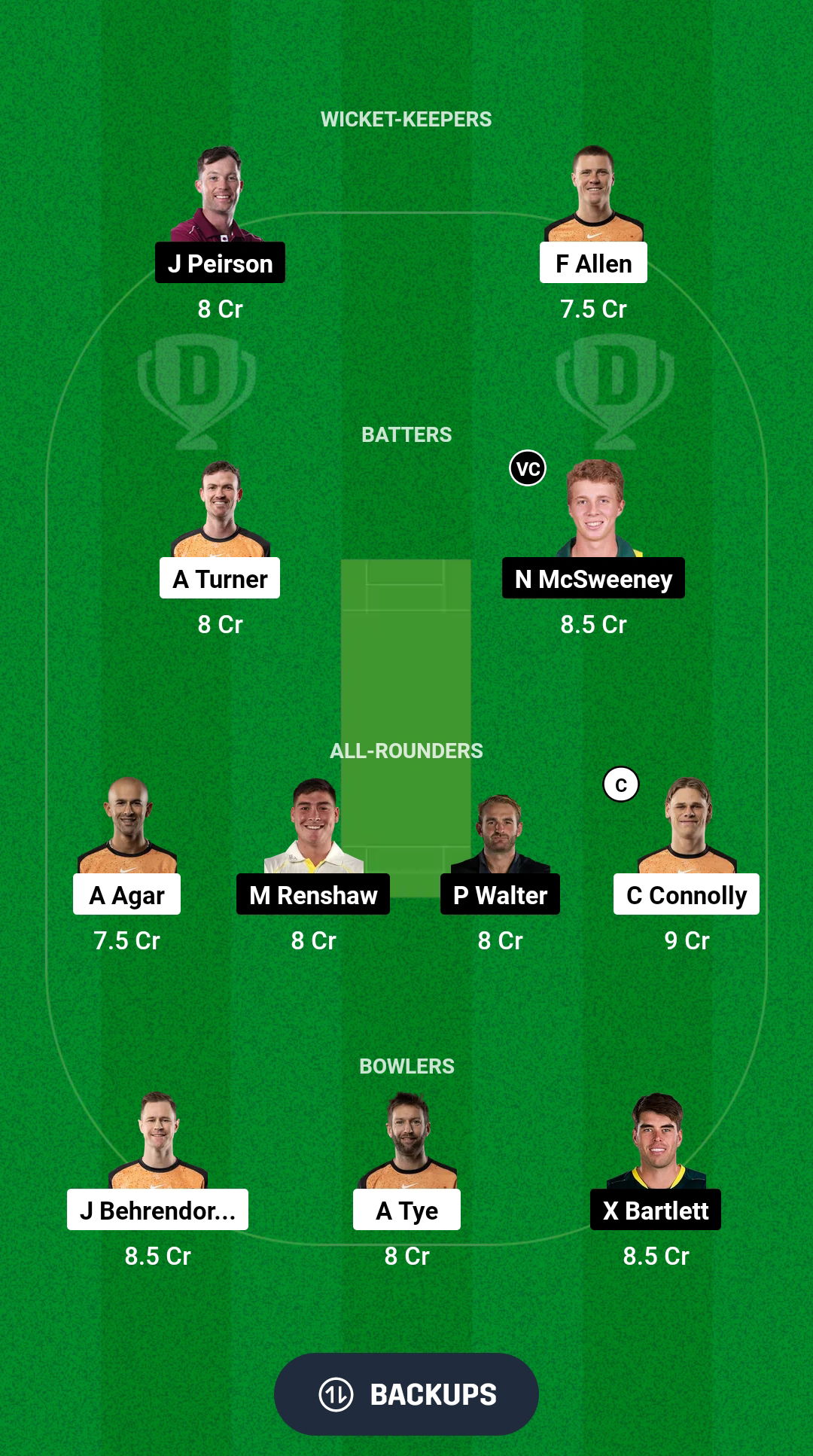 SCO vs HEA Dream11 Prediction Fantasy Cricket Tips Dream11 Team BBL 2024 