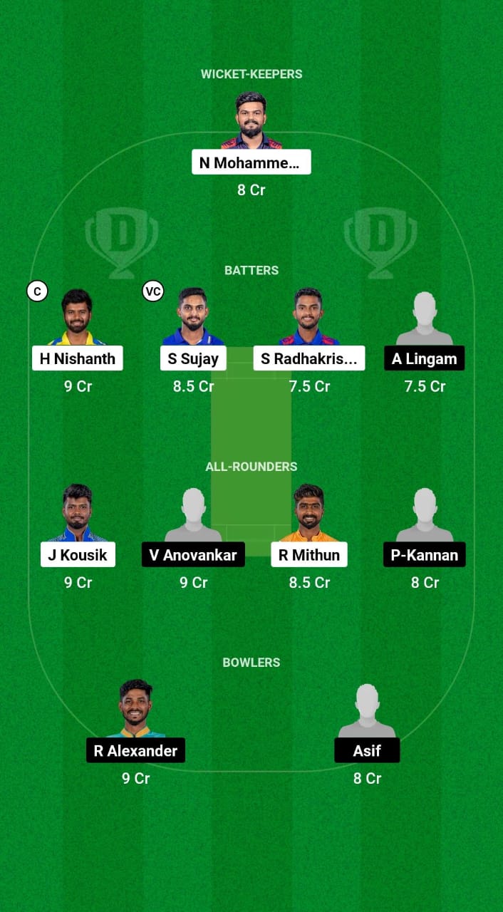 COM vs RAM Dream11 Prediction Fantasy Cricket Tips Dream11 Team Tamil Nadu T20 SS Rajan Trophy 2024 