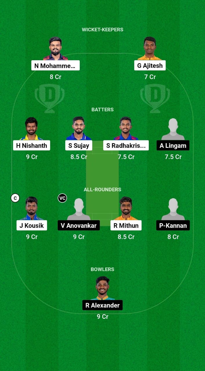 COM vs RAM Dream11 Prediction Fantasy Cricket Tips Dream11 Team Tamil Nadu T20 SS Rajan Trophy 2024 