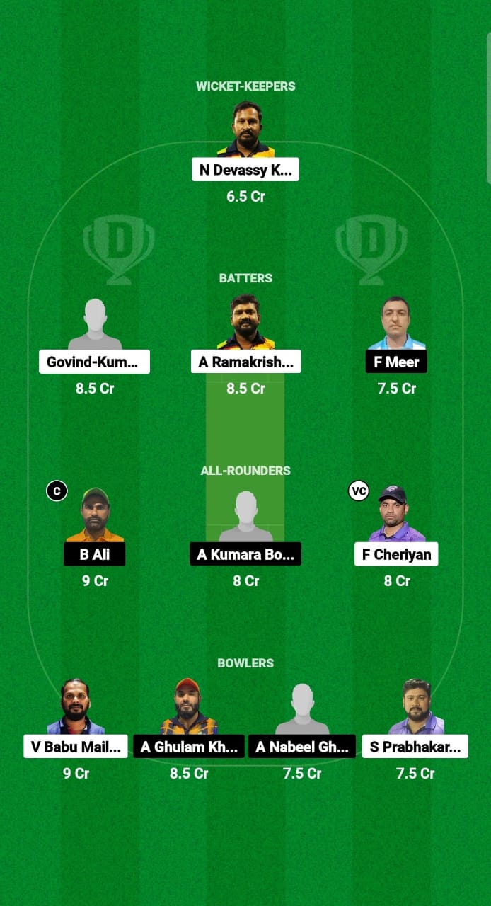 COH vs KWM Dream11 Prediction Fantasy Cricket Tips Dream11 Team Kuwait Team Challenge League B T20 2024 