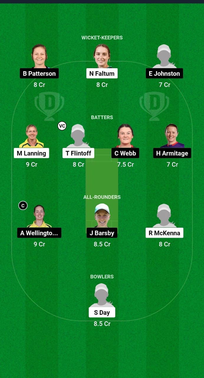 VCT-W vs SAU-W Dream11 Prediction Fantasy Cricket Tips Dream11 Team Australian Women’s ODD