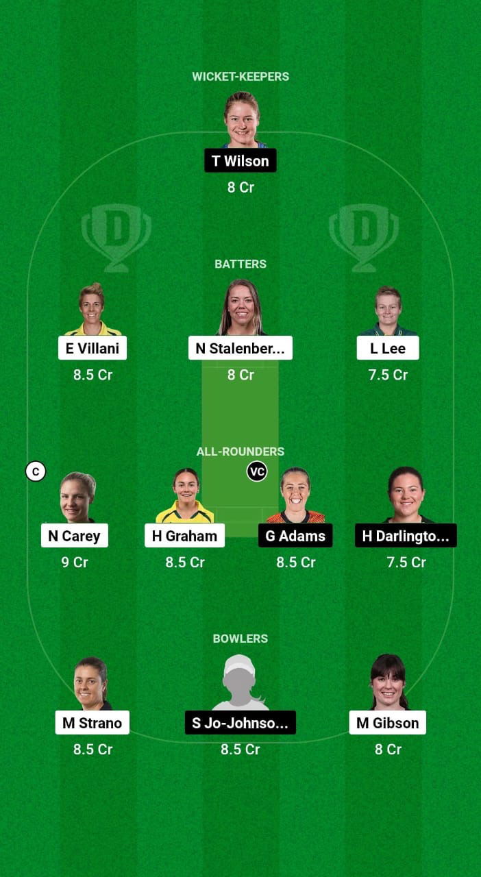 TAS-W vs NSW-W Dream11 Prediction Fantasy Cricket Tips Dream11 Team Australian Women’s ODD