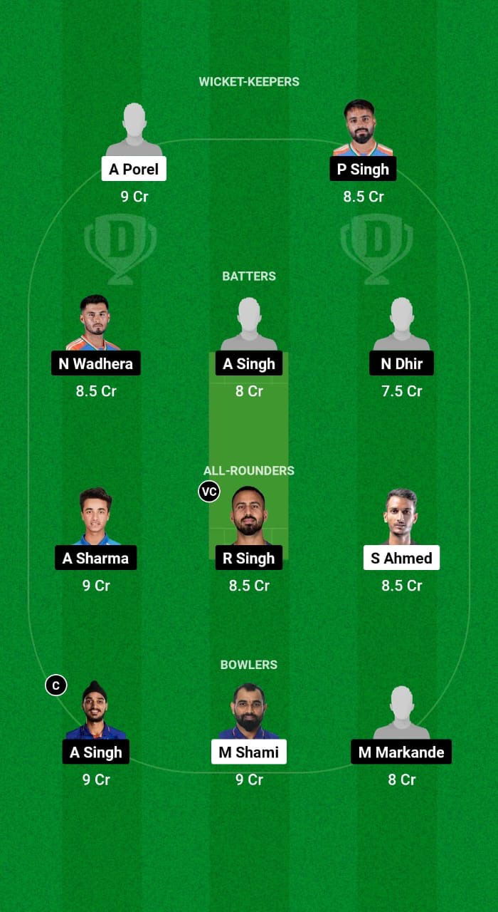 BEN vs PUN Dream11 Prediction Fantasy Cricket Tips Dream11 Team Indian Domestic T20 Trophy