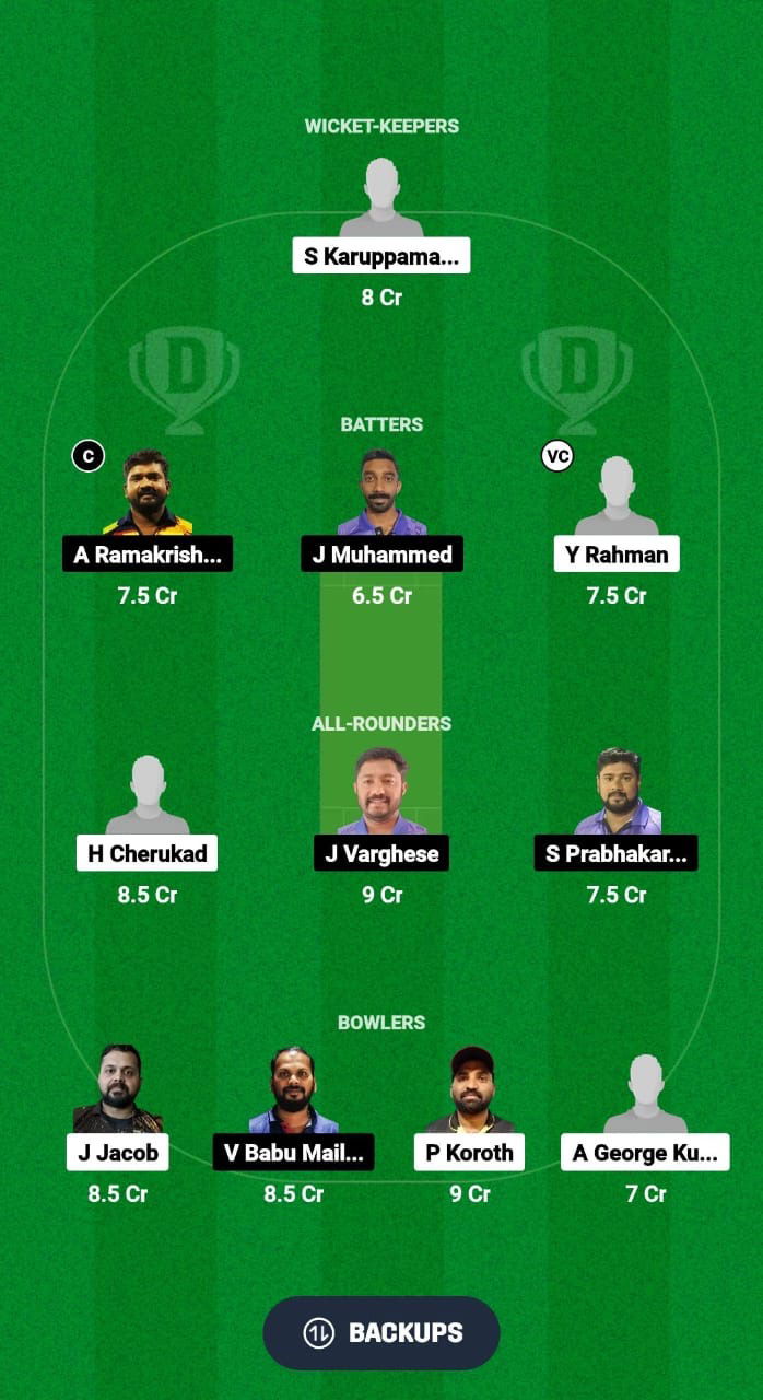 PHR vs COH Dream11 Prediction Fantasy Cricket Tips Dream11 Team Kuwait T20 Challengers Trophy