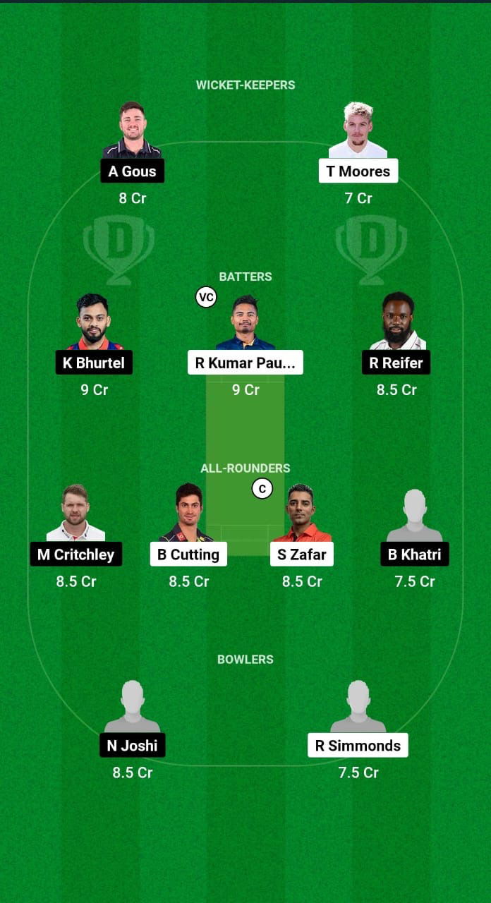 LBL vs PKA Dream11 Prediction Fantasy Cricket Tips Dream11 Team Nepal Premier League T20