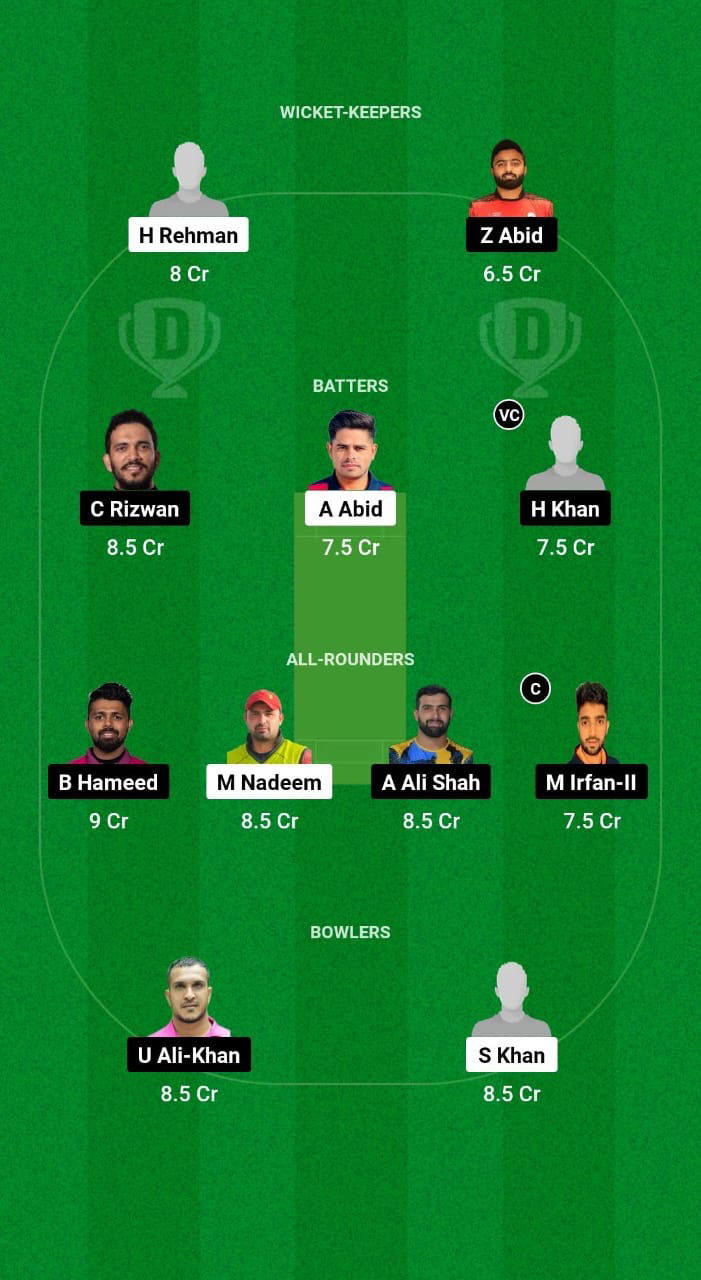 ABD vs SHA Dream11 Prediction Fantasy Cricket Tips Dream11 Team Emirates D10