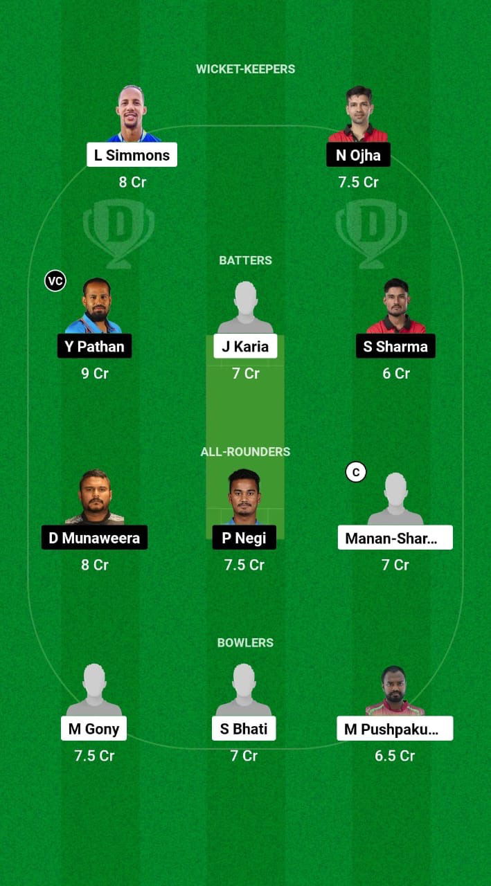 MPT vs MM Dream11 Prediction Fantasy Cricket Tips Dream11 Team Big Cricket League T20