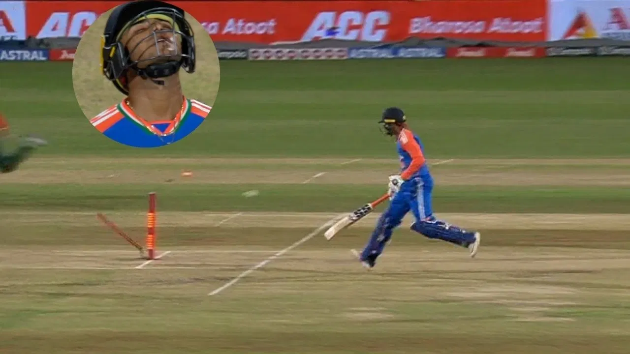 Abhishek Sharma Run Out