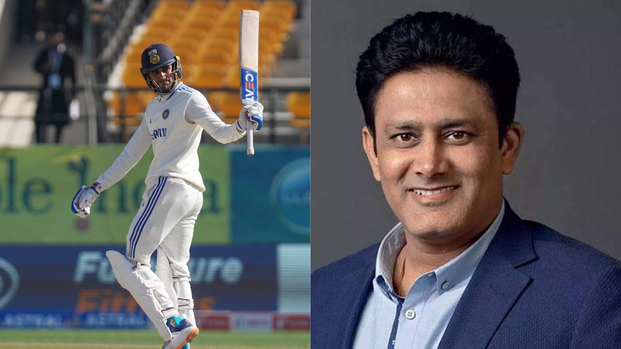 Anil Kumble And Shubman Gill