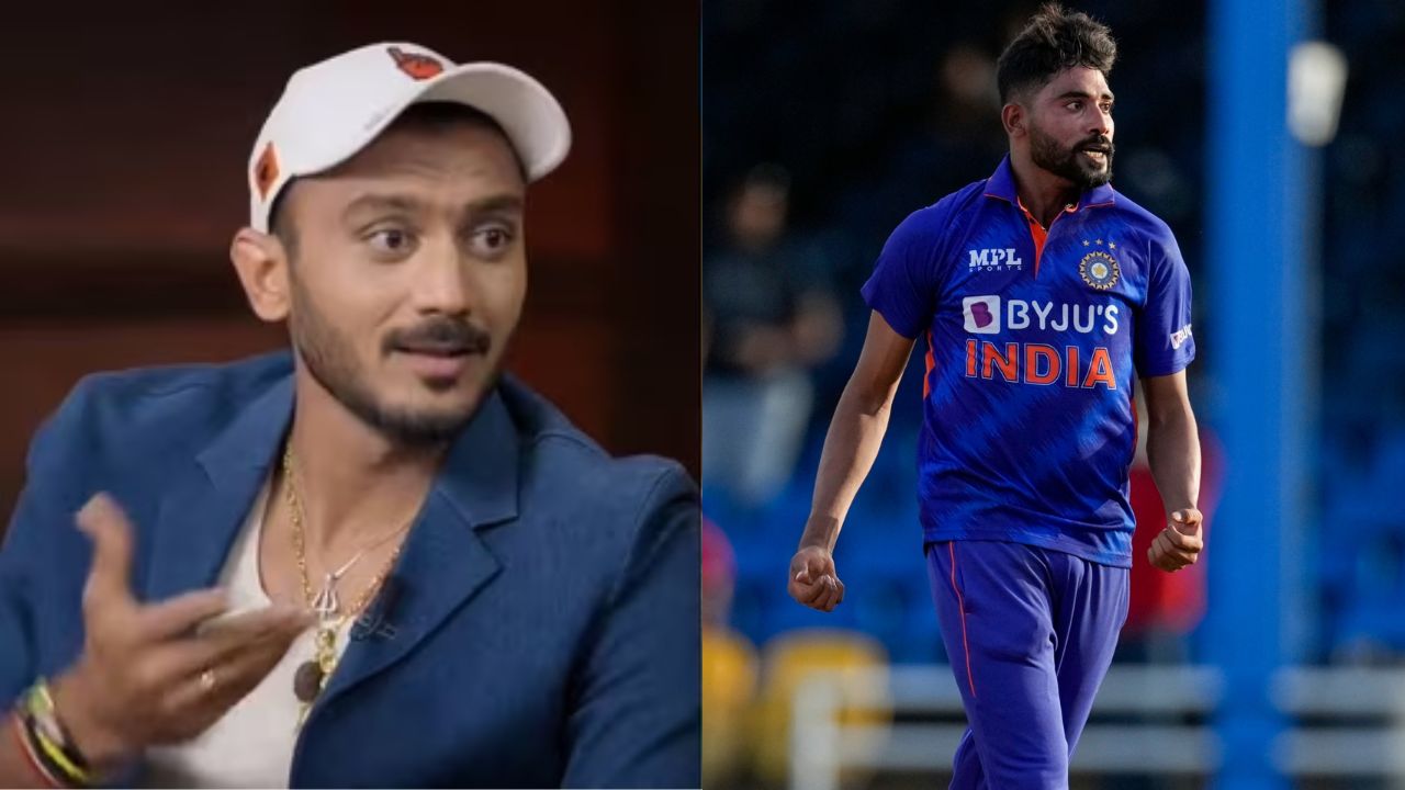 Axar Patel Mohammed Siraj