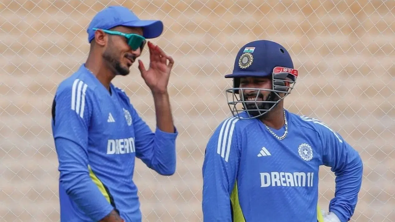 India, Axar Patel With Rishabh Pant