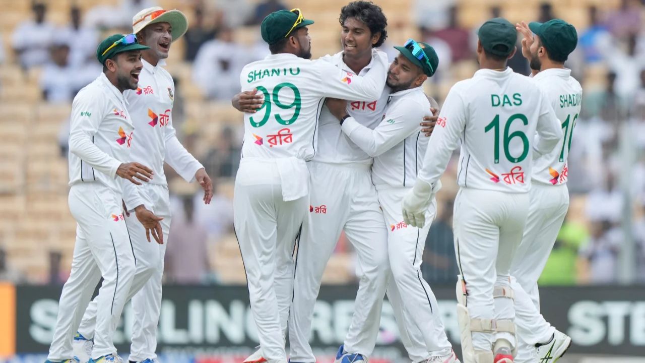 Bangladesh Team Wicket Celebration