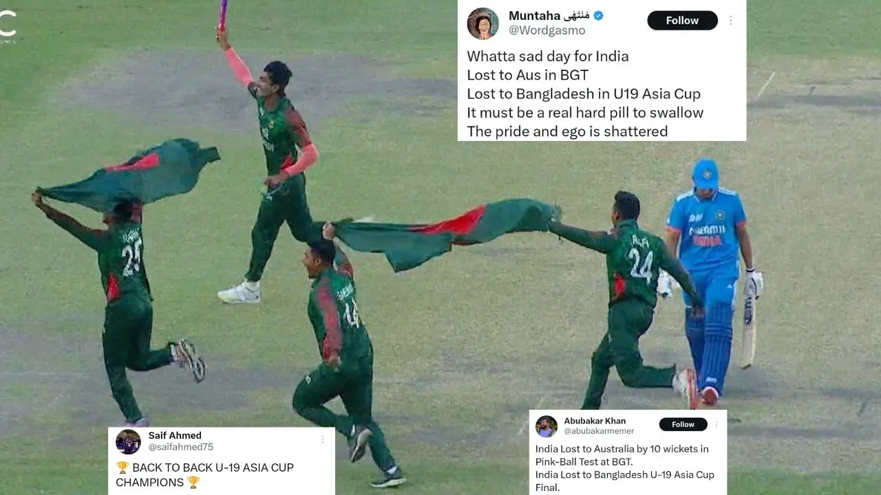 "A day to for India" Fans left hurt as Bangladesh U19 win Asia