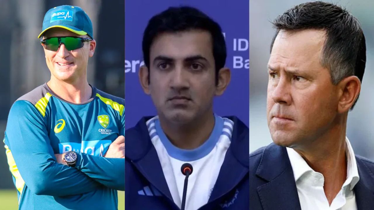 Brad Haddin Gautam Gambhir And Ricky Ponting