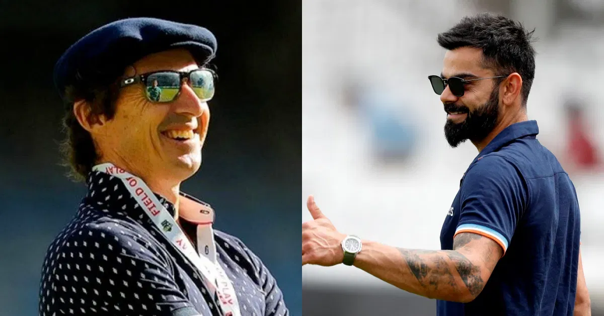 Brad Hogg And Virat Kohli