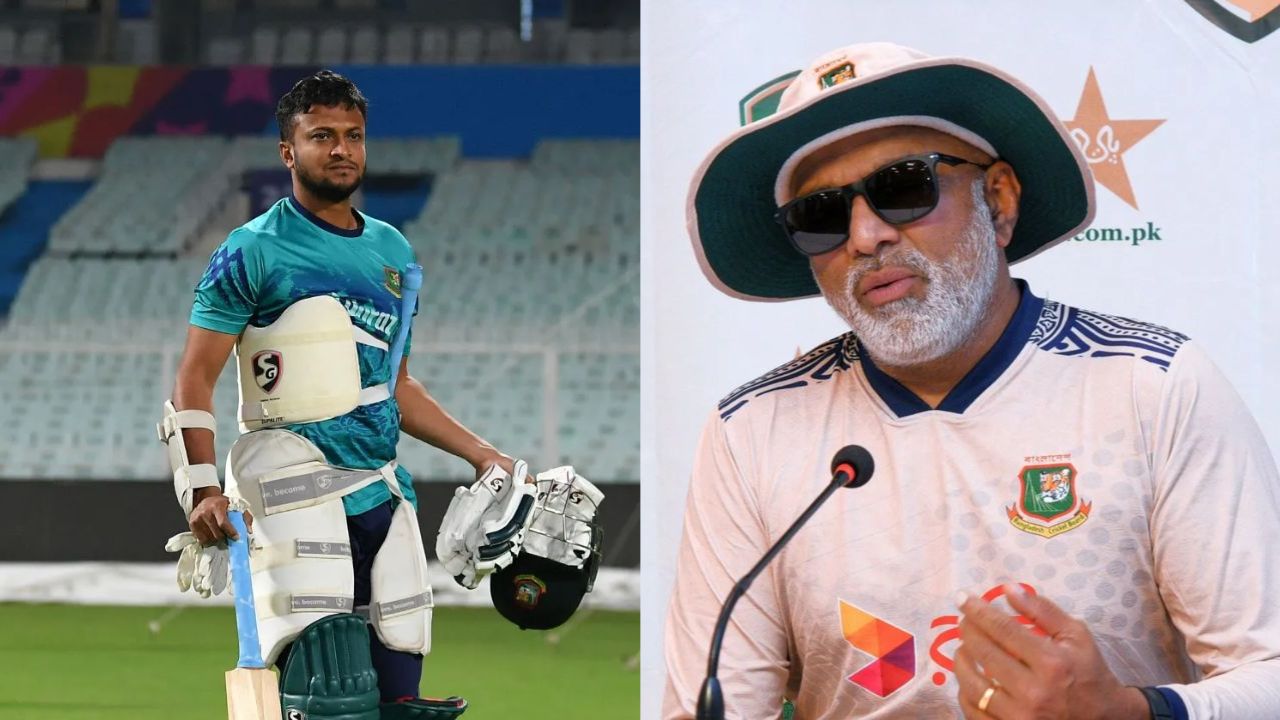 Chandika Hathurasingha And Shakib Al Hasan