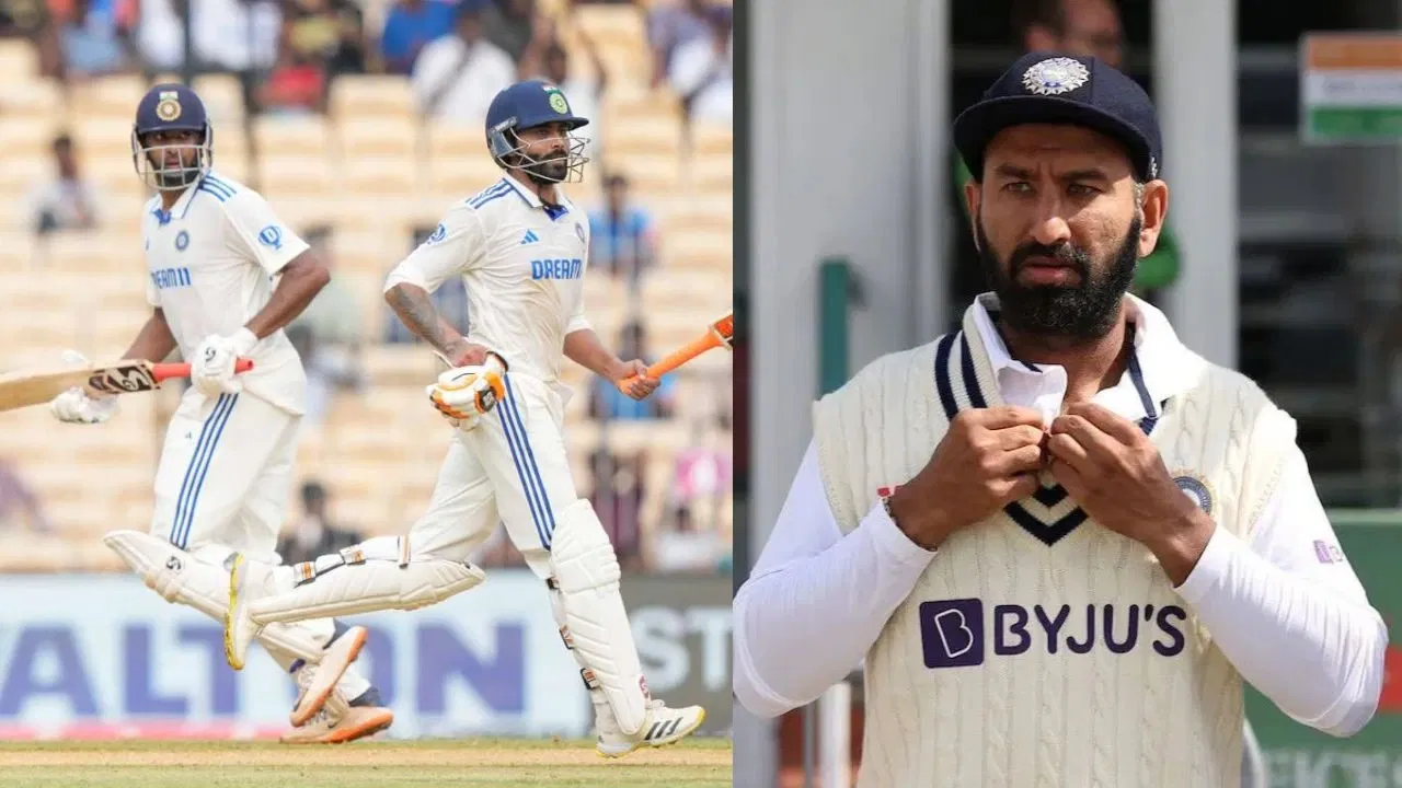 Cheteshwar Pujara Ravichandran Ashwin And Ravindra Jadeja