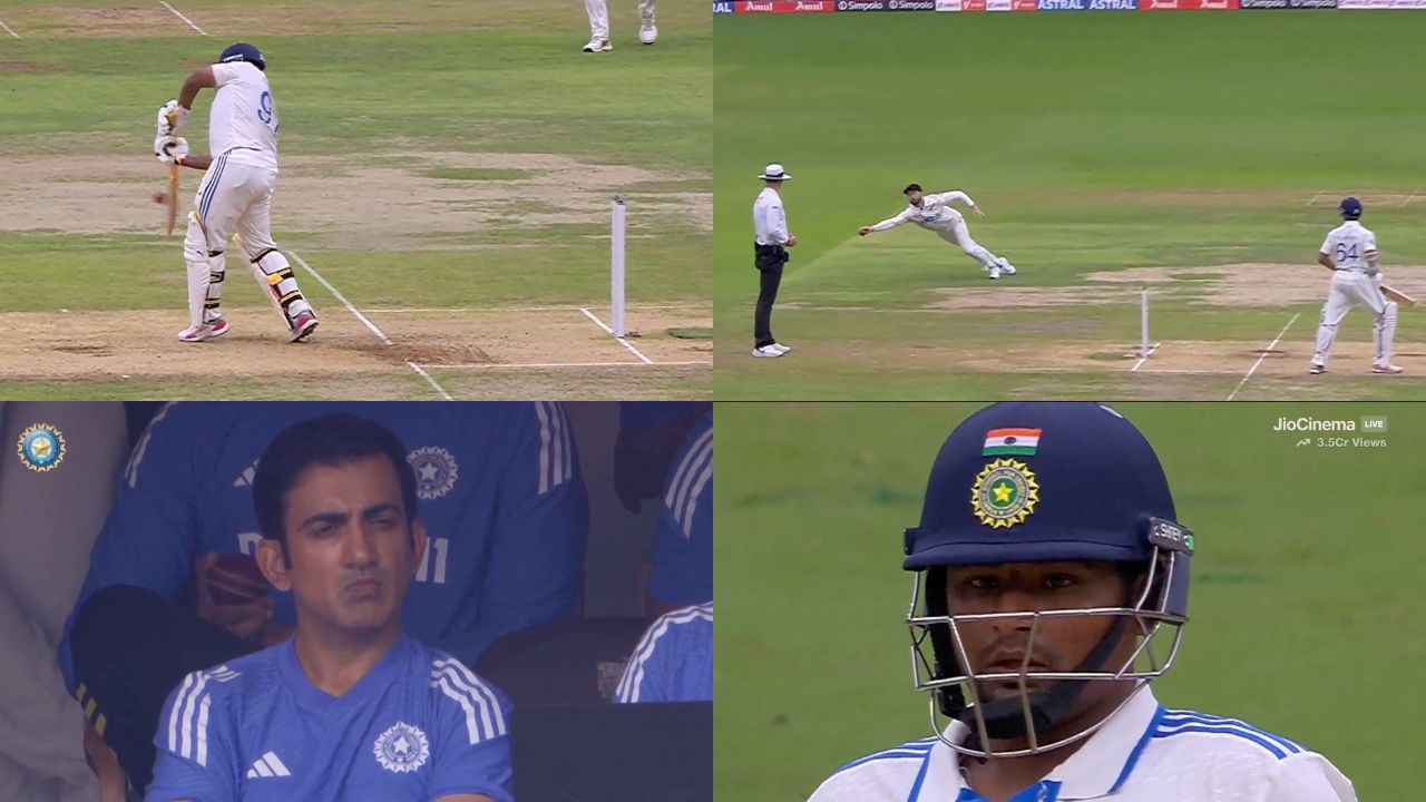 Devon Conway Catch Of Sarfaraz Khan And Gautam Gambhir S Reaction