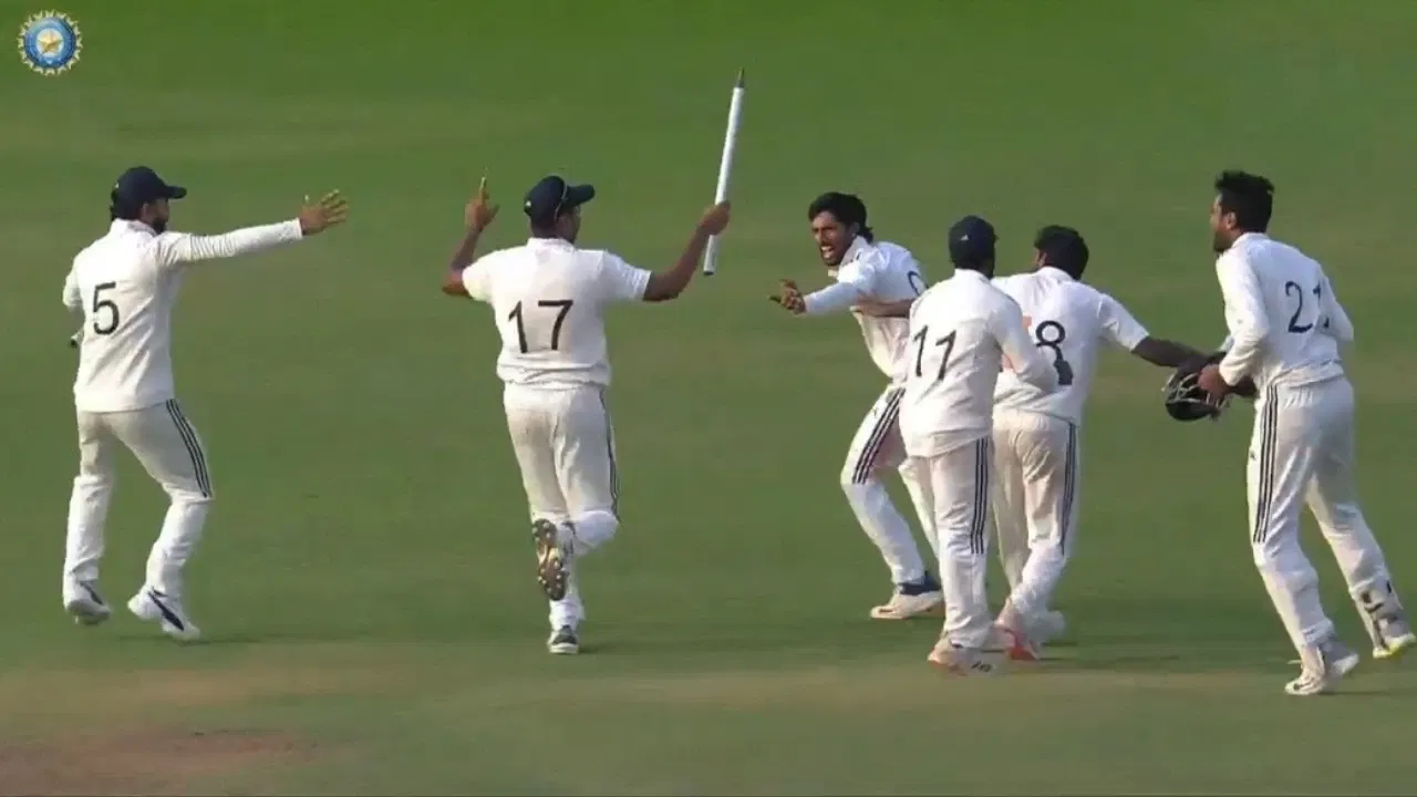 Watch: Riyan Parag, Tilak Varma dance as they lead celebrations after India A's Duleep Trophy triumph