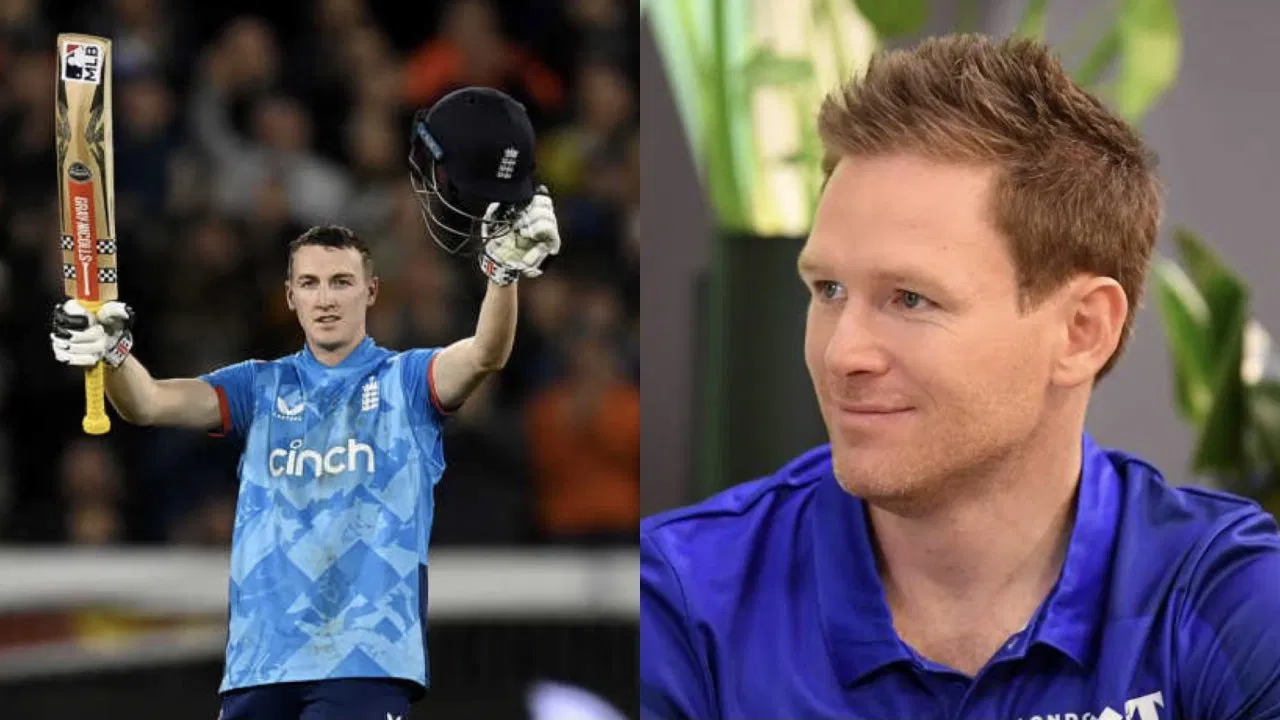 Eoin Morgan And Harry Brook