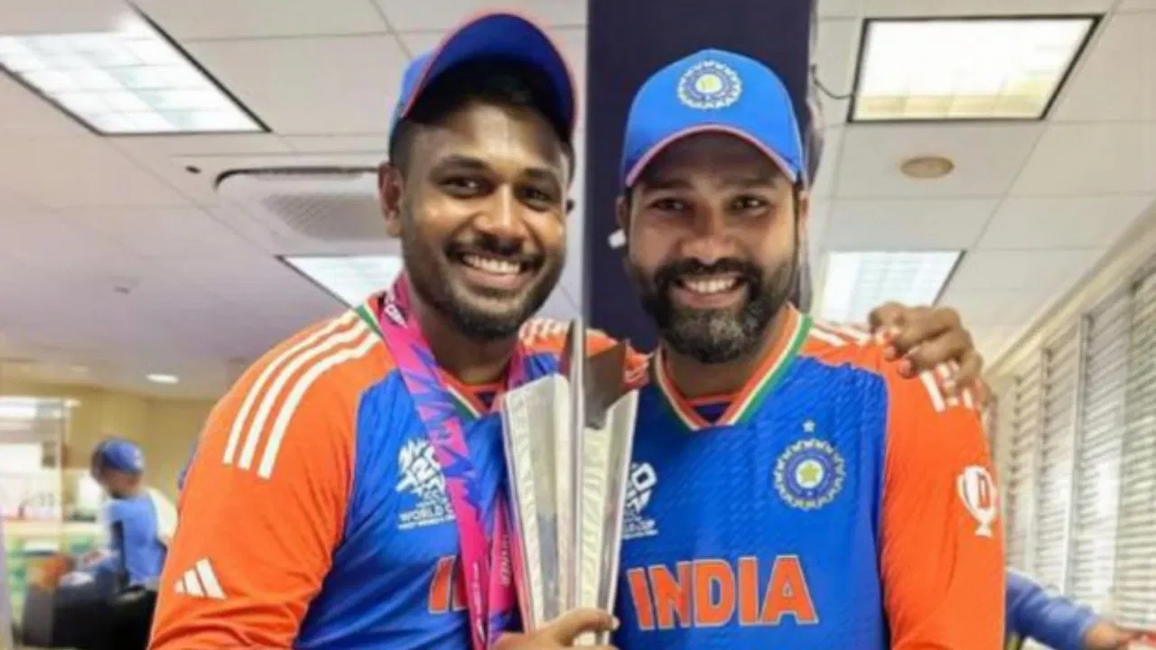 Sanju Samson and Rohit Sharma