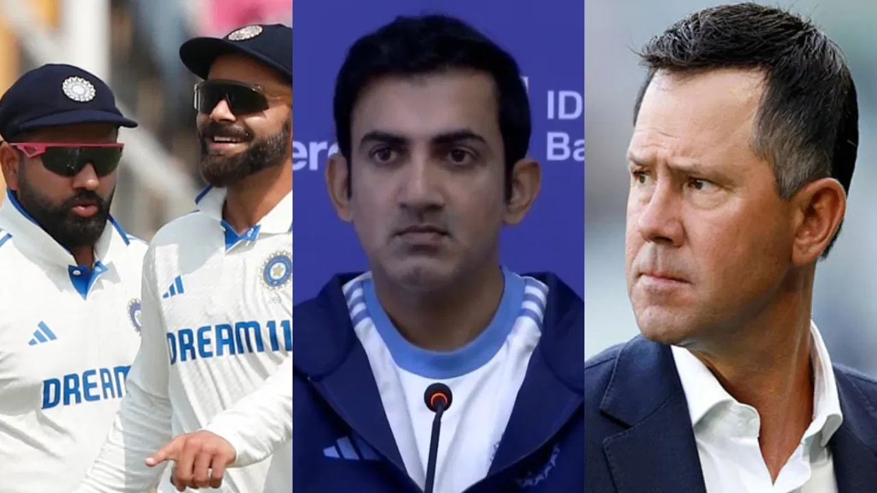 Rohit Sharma, Virat Kohli, Gautam Gambhir and Ricky Ponting