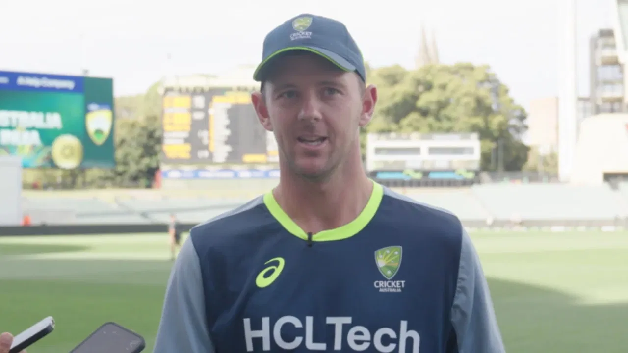 Josh Hazlewood of Australia