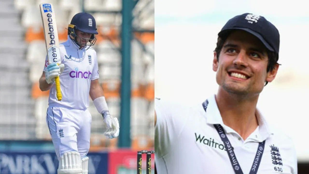 Joe Root and Alastair Cook