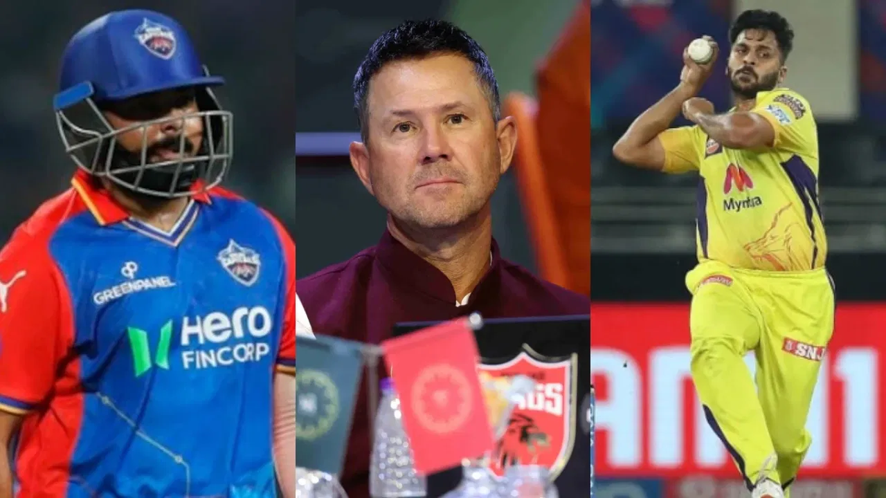 Prithvi Shaw, Ricky Ponting and Shardul Thakur