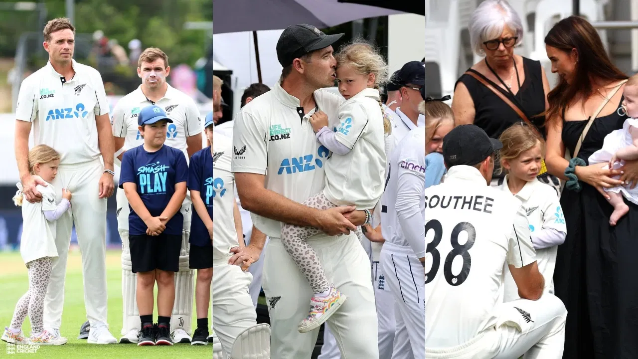 Tim Southee in New Zealand vs England Test