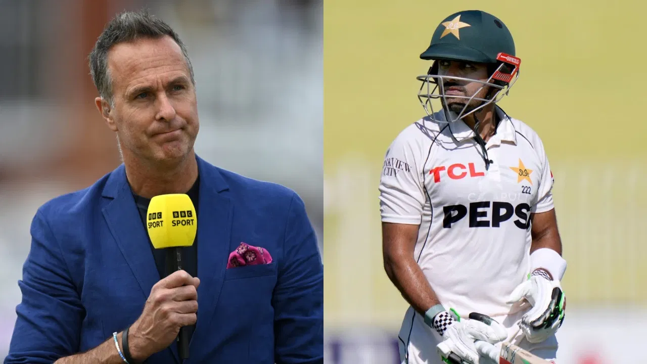 Michael Vaughan and Babar Azam