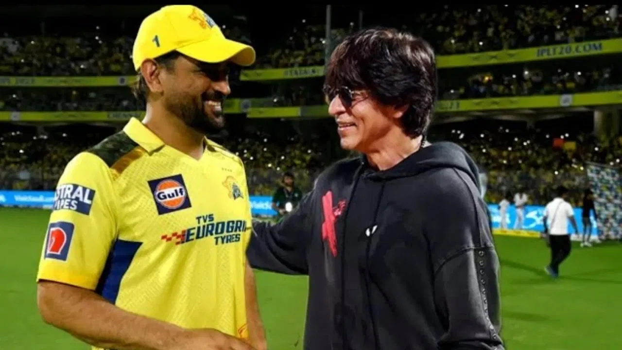 MS Dhoni and Shah Rukh Khan