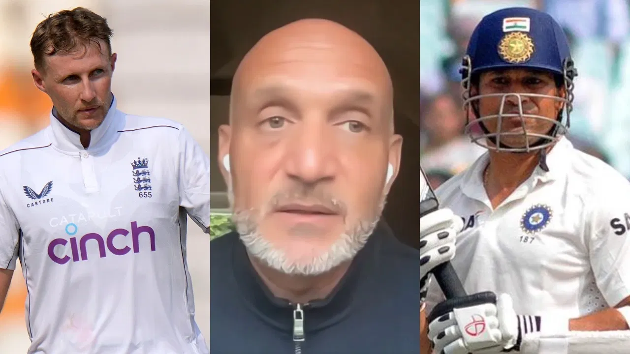 Joe Root, Mark Butcher and Sachin Tendulkar