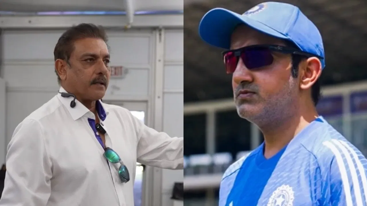 Ravi Shastri and Gautam Gambhir