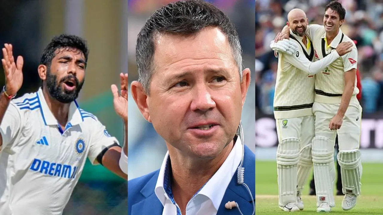 Jasprit Bumrah, Ricky Ponting, Pat Cummins, Nathan Lyon and Josh Hazlewood