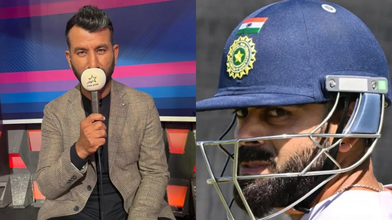 Cheteshwar Pujara and Virat Kohli