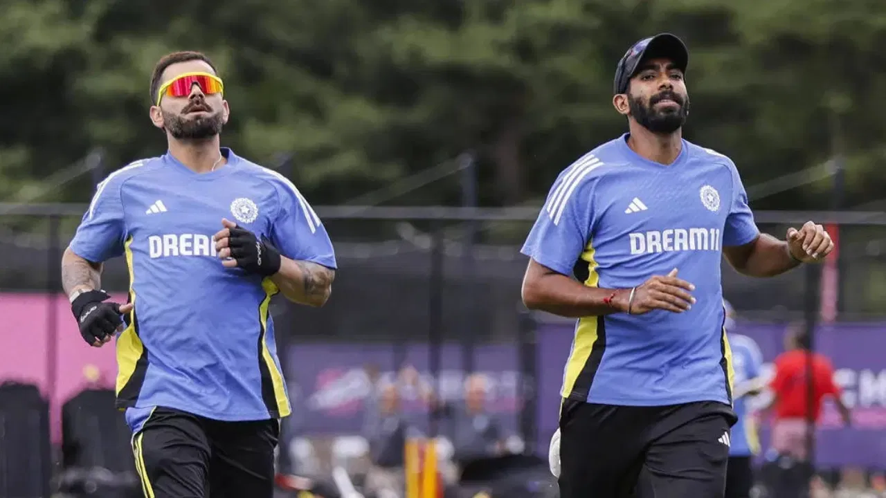 Virat Kohli and Jasprit Bumrah