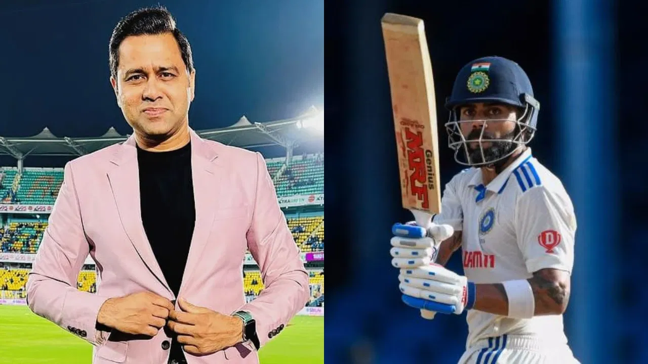 Aakash Chopra and Virat Kohli