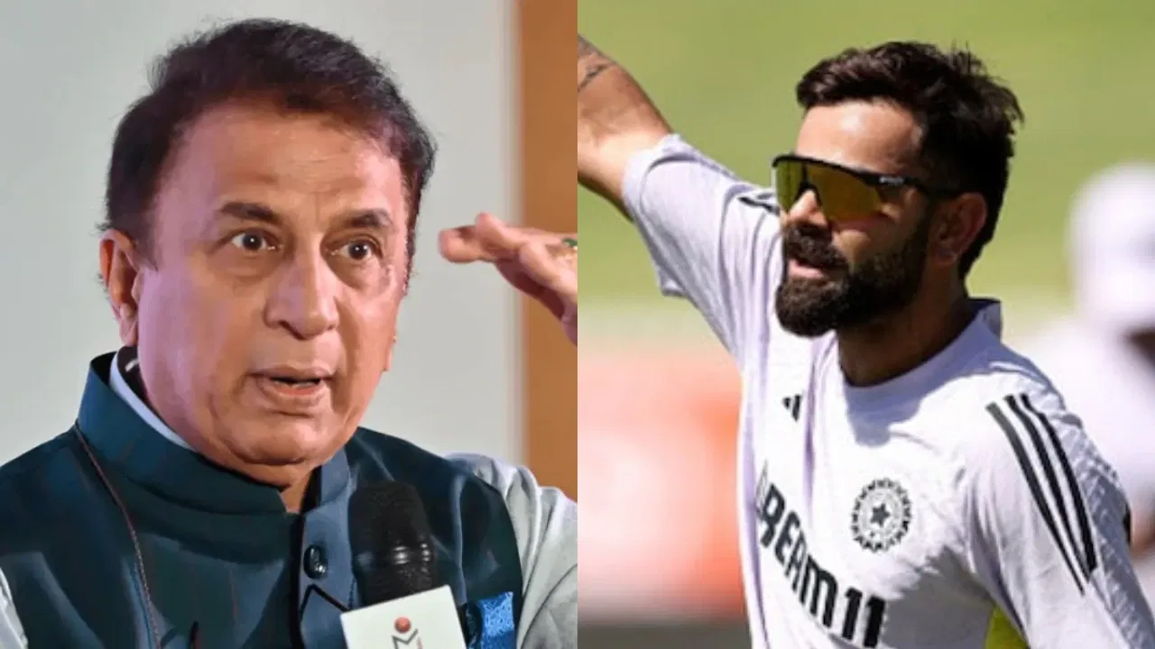 Sunil Gavaskar and Virat Kohli