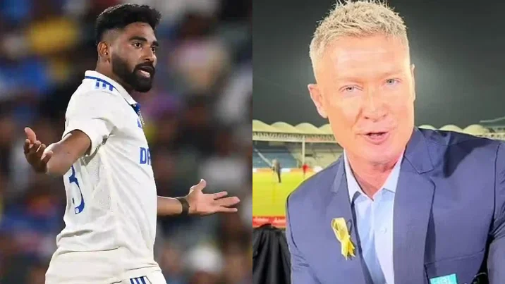 Mohammed Siraj and Michael Clarke