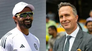 Ravindra Jadeja and Michael Vaughan