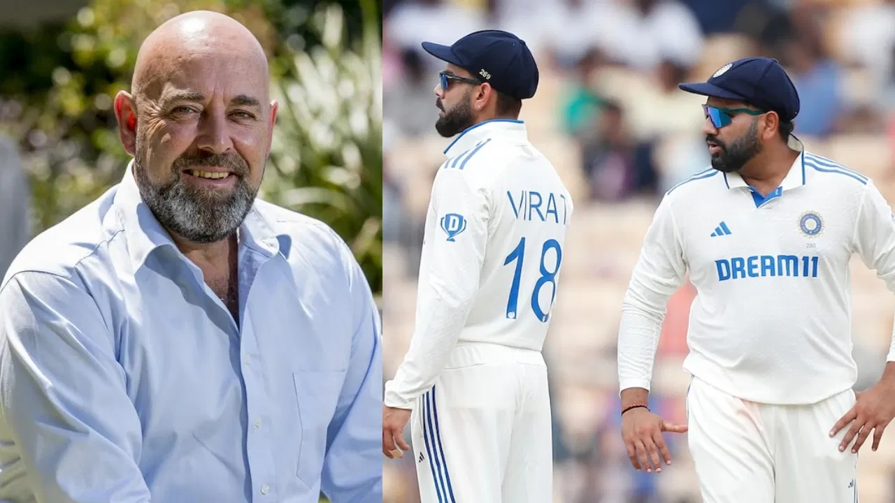 Darren Lehmann, Rohit Sharma and Virat Kohli