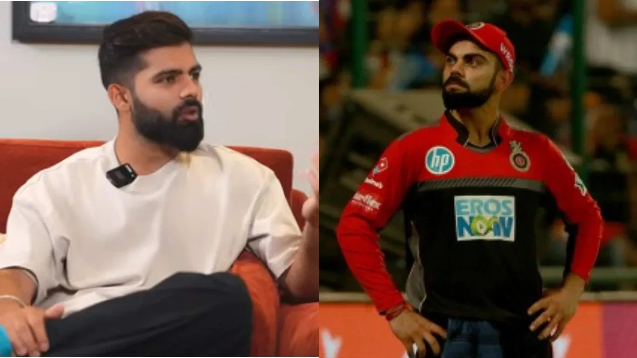 Manan Vohra and Virat Kohli