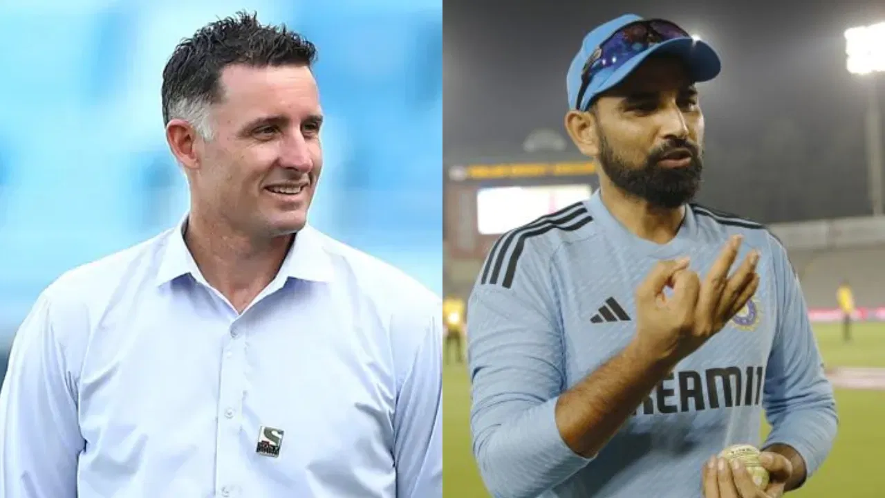 Michael Hussey and Mohammed Shami