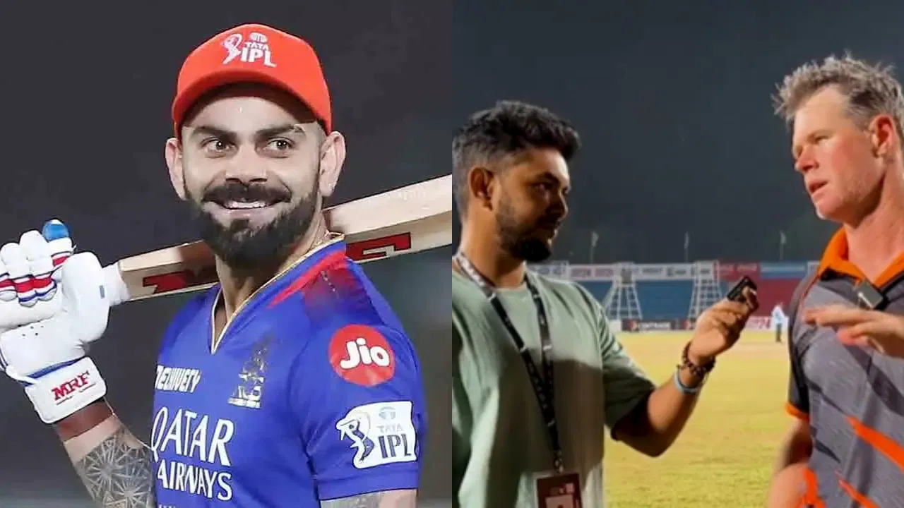 Virat Kohli and Dan Christian