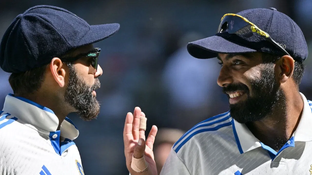 Jasprit Bumrah and Virat Kohli