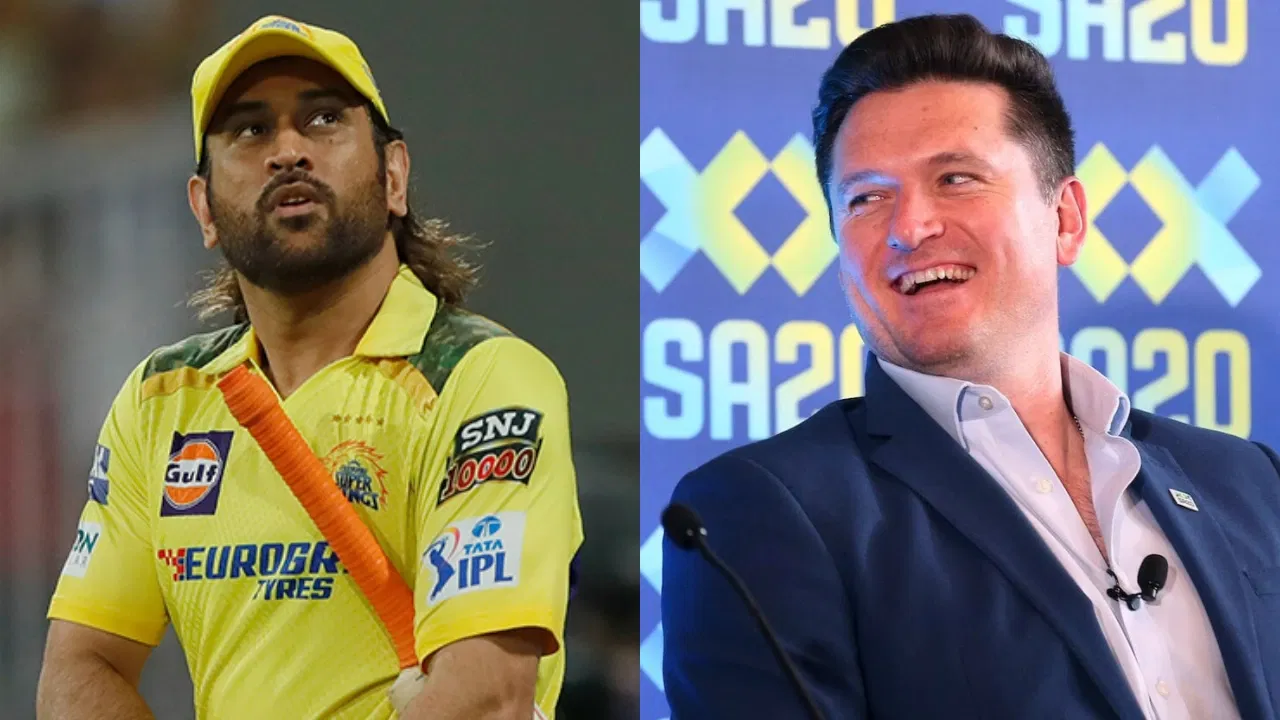 MS Dhoni and Graeme Smith