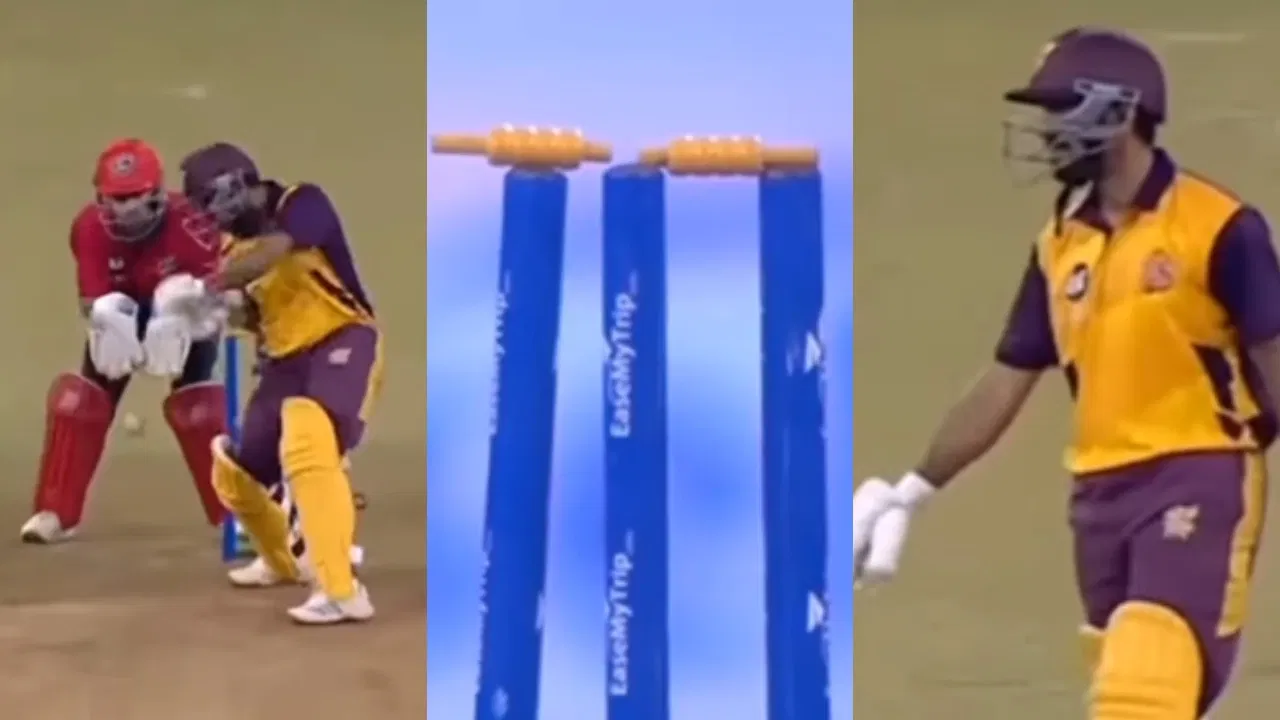 Watch: Unbelievable scenes in Big Cricket League! Batter survives as ...