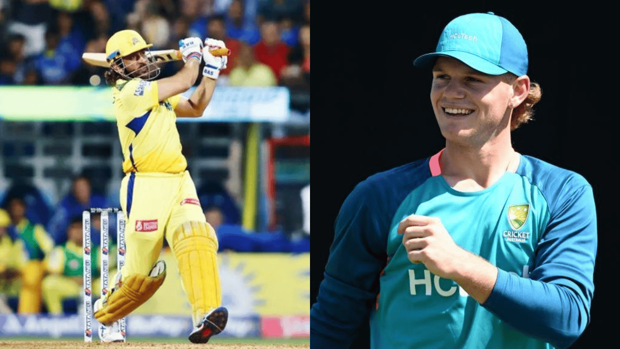 MS Dhoni and Jake Fraser-McGurk